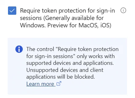 Screenshot showing Accessing Azure Virtual Desktop and Windows 365 Cloud PC from unmanaged devices (step 14)