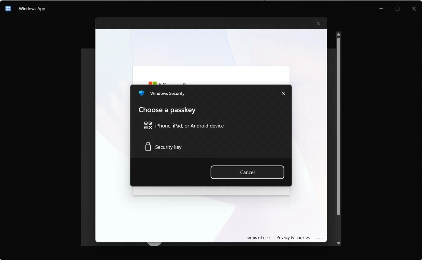 Screenshot showing Accessing Azure Virtual Desktop and Windows 365 Cloud PC from unmanaged devices (step 12)