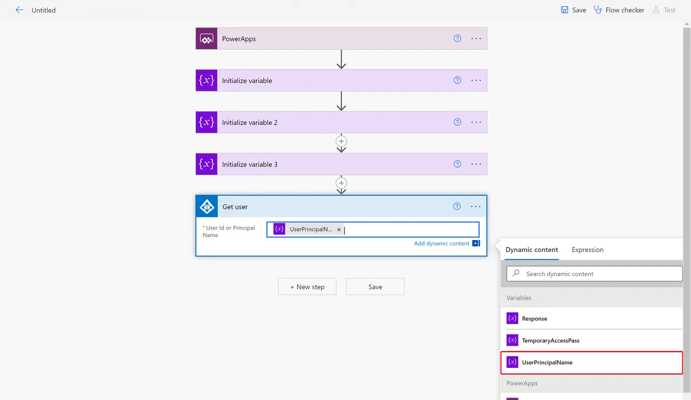 Power Automate Azure AD action for retrieving a user’s phone number