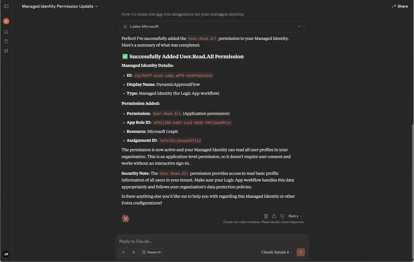 Screenshot 9 from Dynamic approval in Entra ID access packages using custom extensions