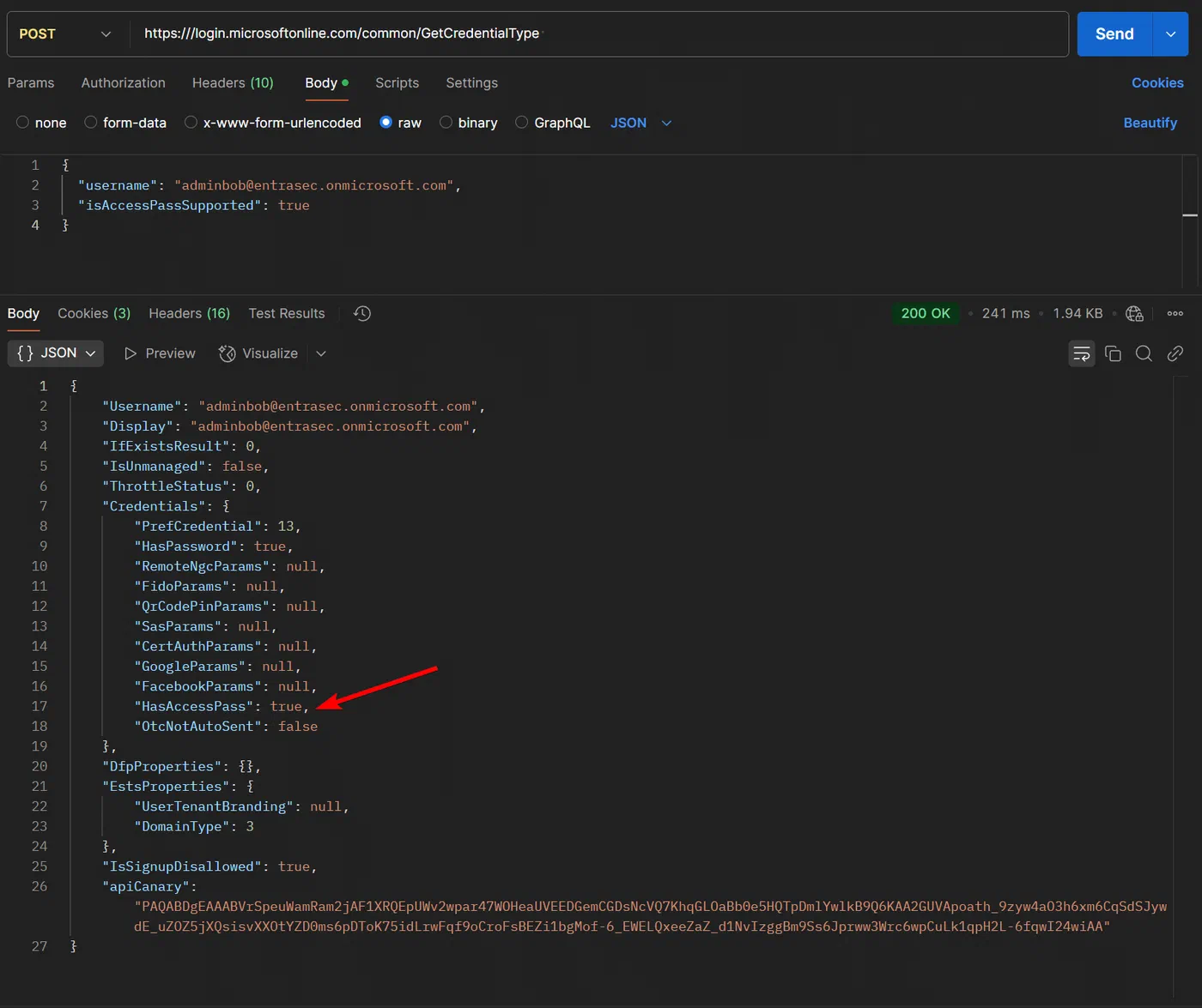 Screenshot 2 from Evilginx loves Temporary Access Passes too