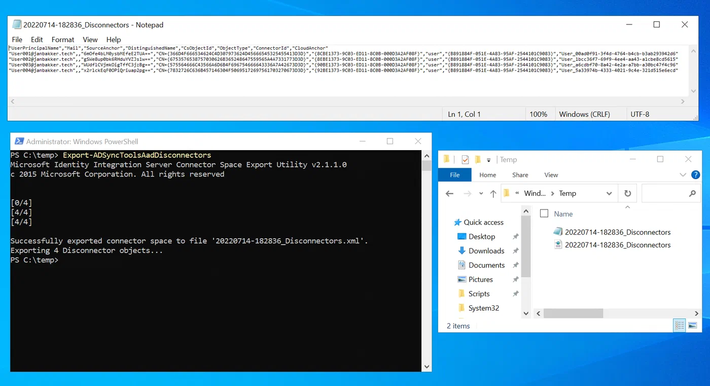 Screenshot related to Powershell