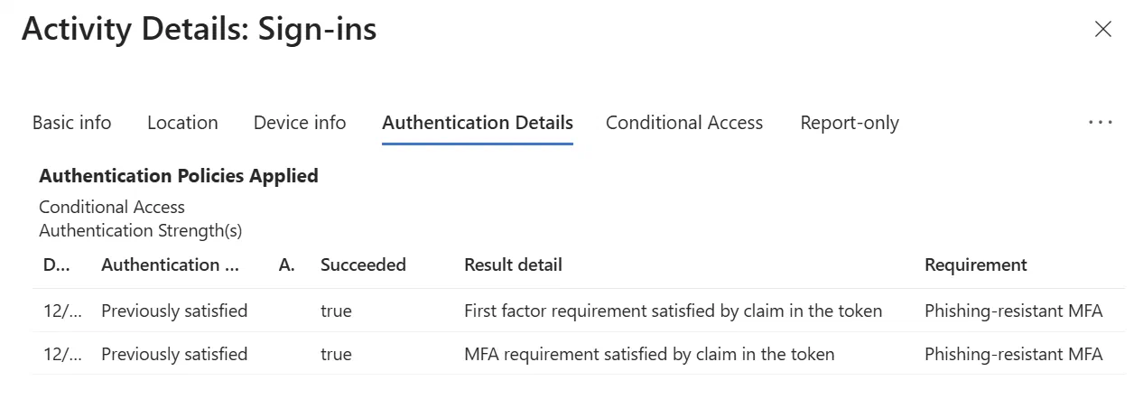 Screenshot showing Passkey authentication for Entra ID guest users (step 12)
