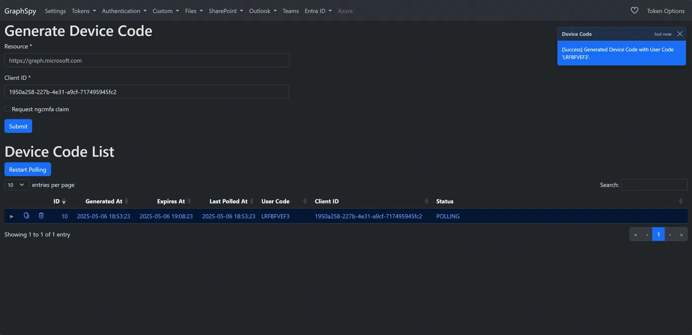 Screenshot 7 from How to restrict Device Code Flow in Entra ID