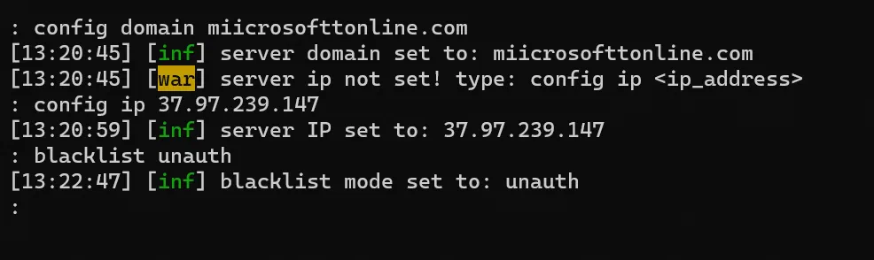 Screenshot related to Step 3 - Configure Evilginx