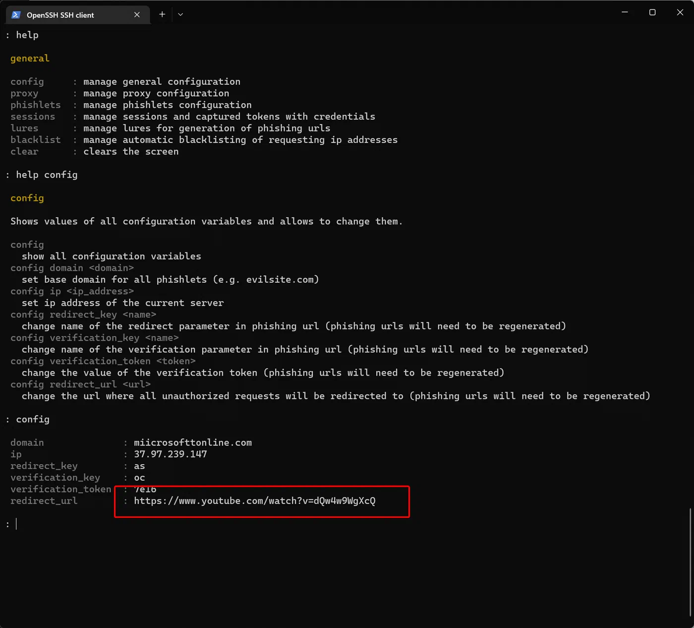 Screenshot related to Step 3 - Configure Evilginx