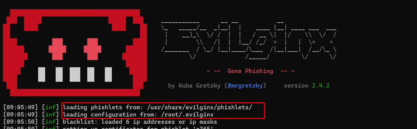 Screenshot related to Step 3 - Install Evilginx