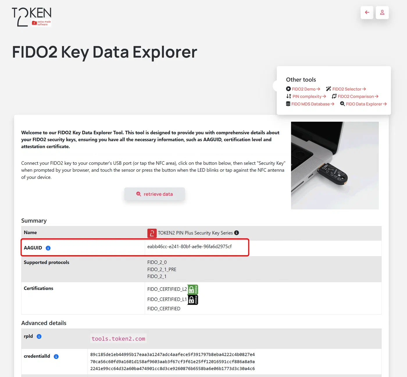 Screenshot 2 from KB - We detected that this particular key type has been blocked by your organization
