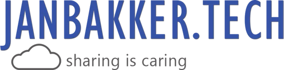 JanBakker.tech – sharing is caring