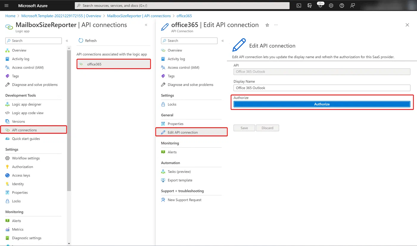 Screenshot related to Import the Logic App from GitHub