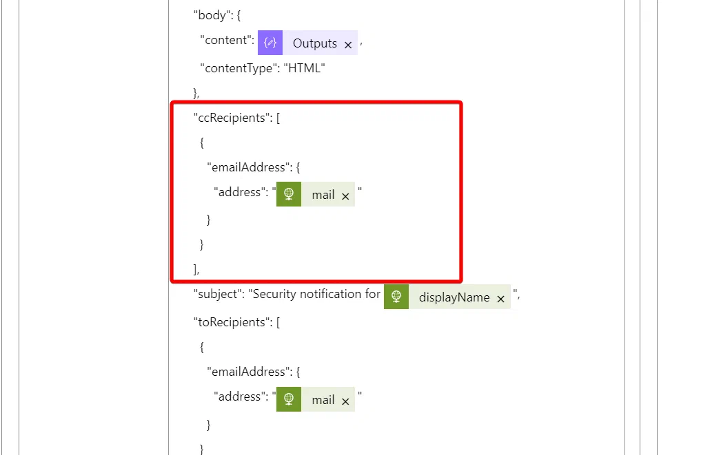 Logic Apps workflow with the optional manager lookup step