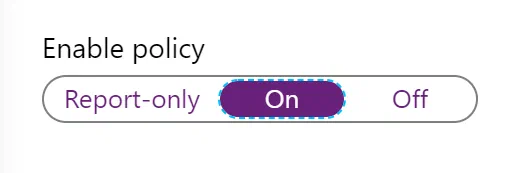 Conditional Access legacy authentication policy changed from report-only to enabled