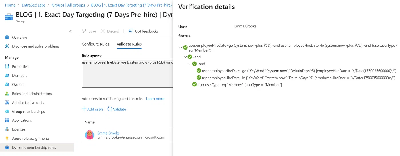 Screenshot 3 from Poor man’s IGA: Generate Temporary Access Pass for joiners
