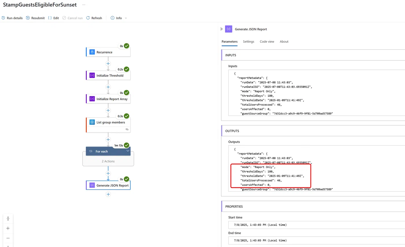 Screenshot 12 from Poor man’s IGA: Monitor and clean up stale guest accounts
