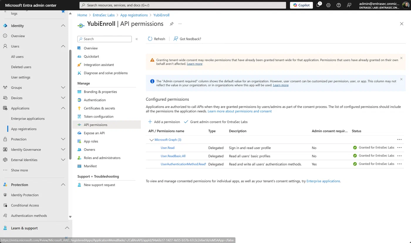 Screenshot 2 from Register Yubikeys on behalf of your users with YubiEnroll