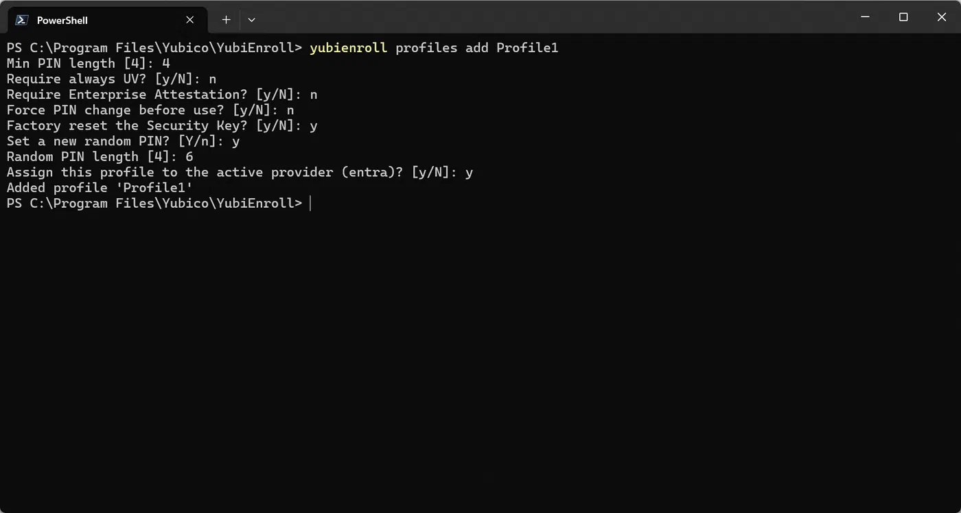 Screenshot 4 from Register Yubikeys on behalf of your users with YubiEnroll