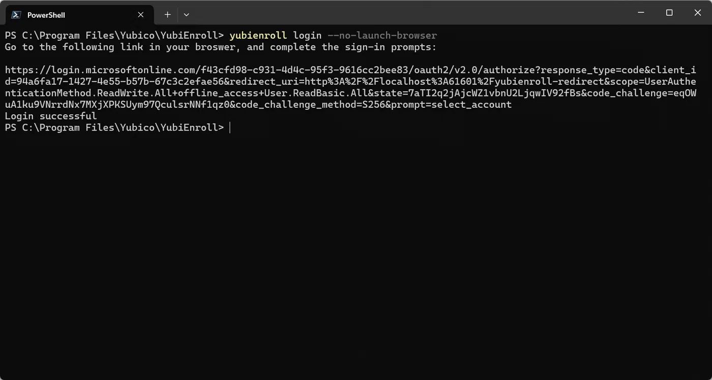 Screenshot 6 from Register Yubikeys on behalf of your users with YubiEnroll