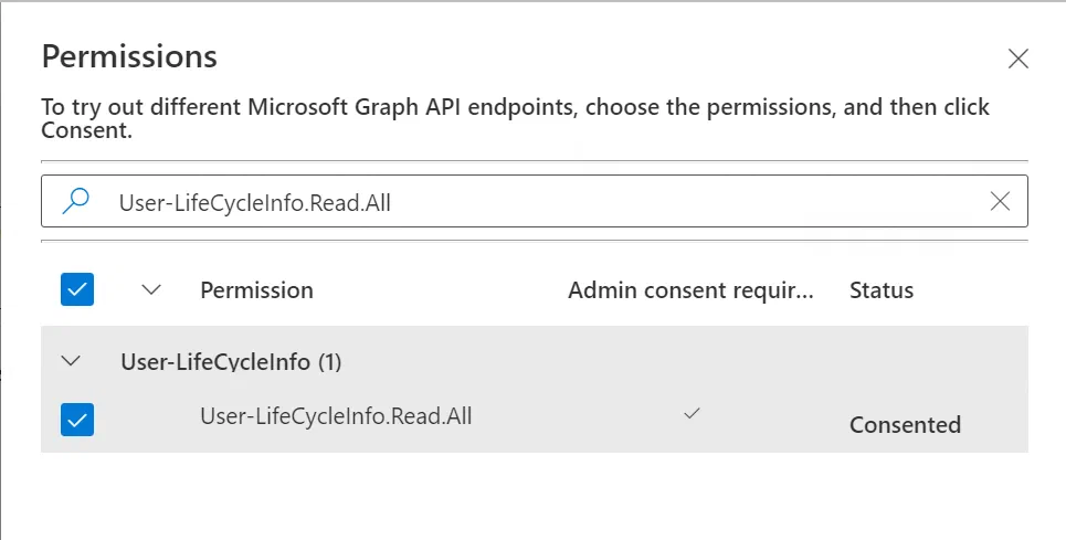 Screenshot related to Reading the attributes