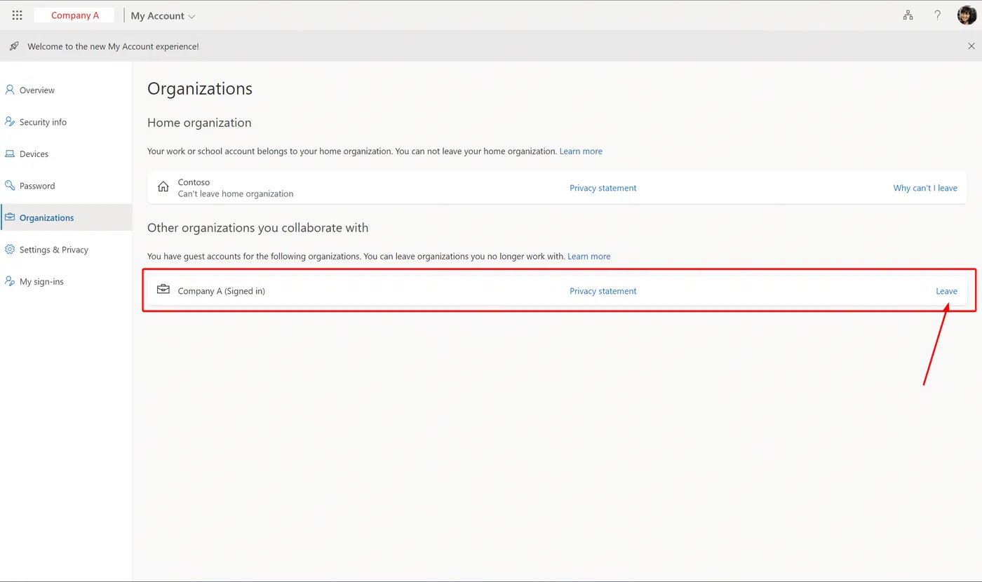 Screenshot related to Take control of your guests with the External Identities Policy
