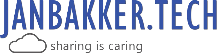 Screenshot related to The birth of janbakker.tech