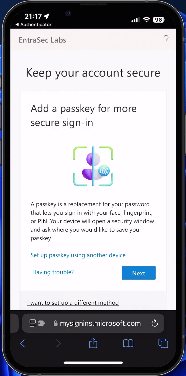 1Password screenshot