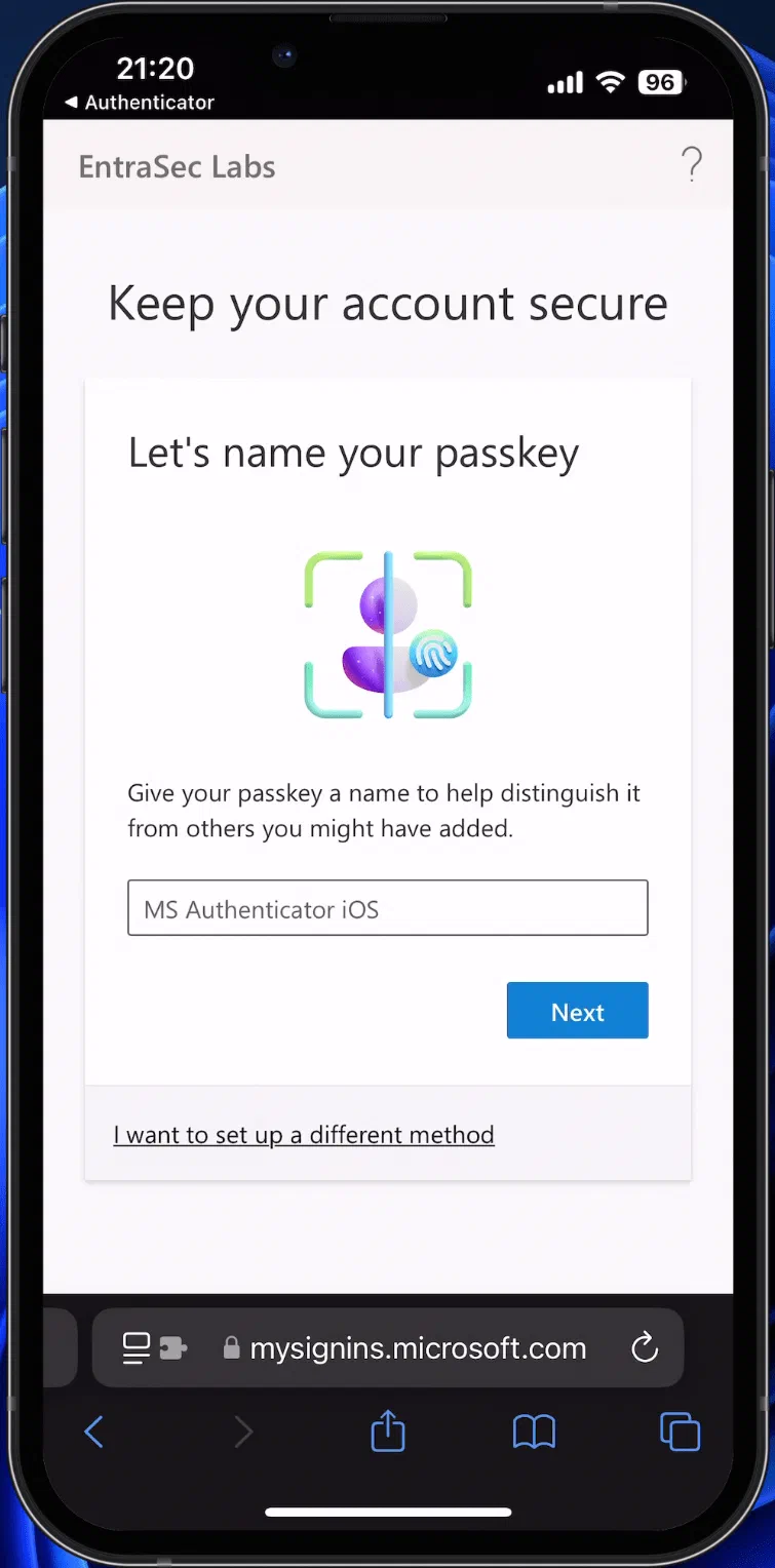1Password screenshot