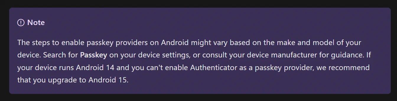 Screenshot 2 from Things you should know before rolling out device-bound passkeys in Microsoft Authenticator App