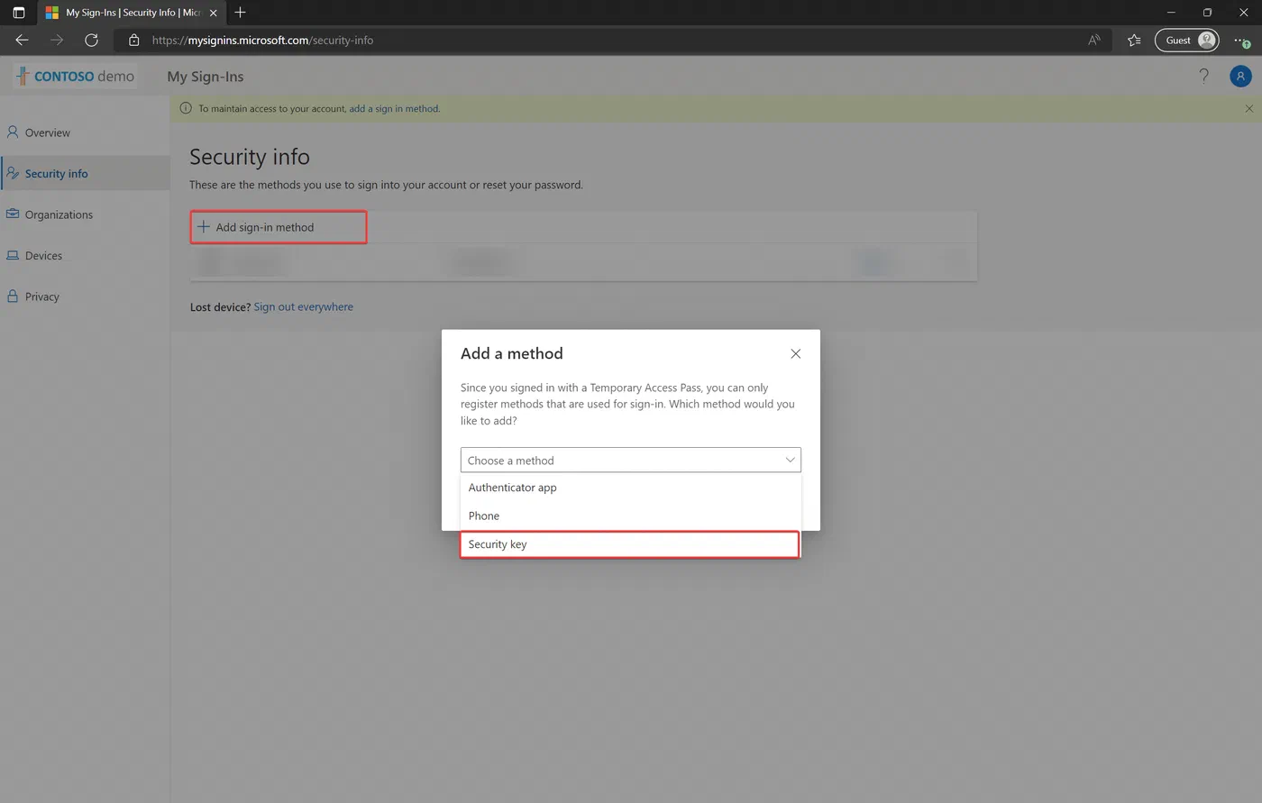 Screenshot related to End-user experience