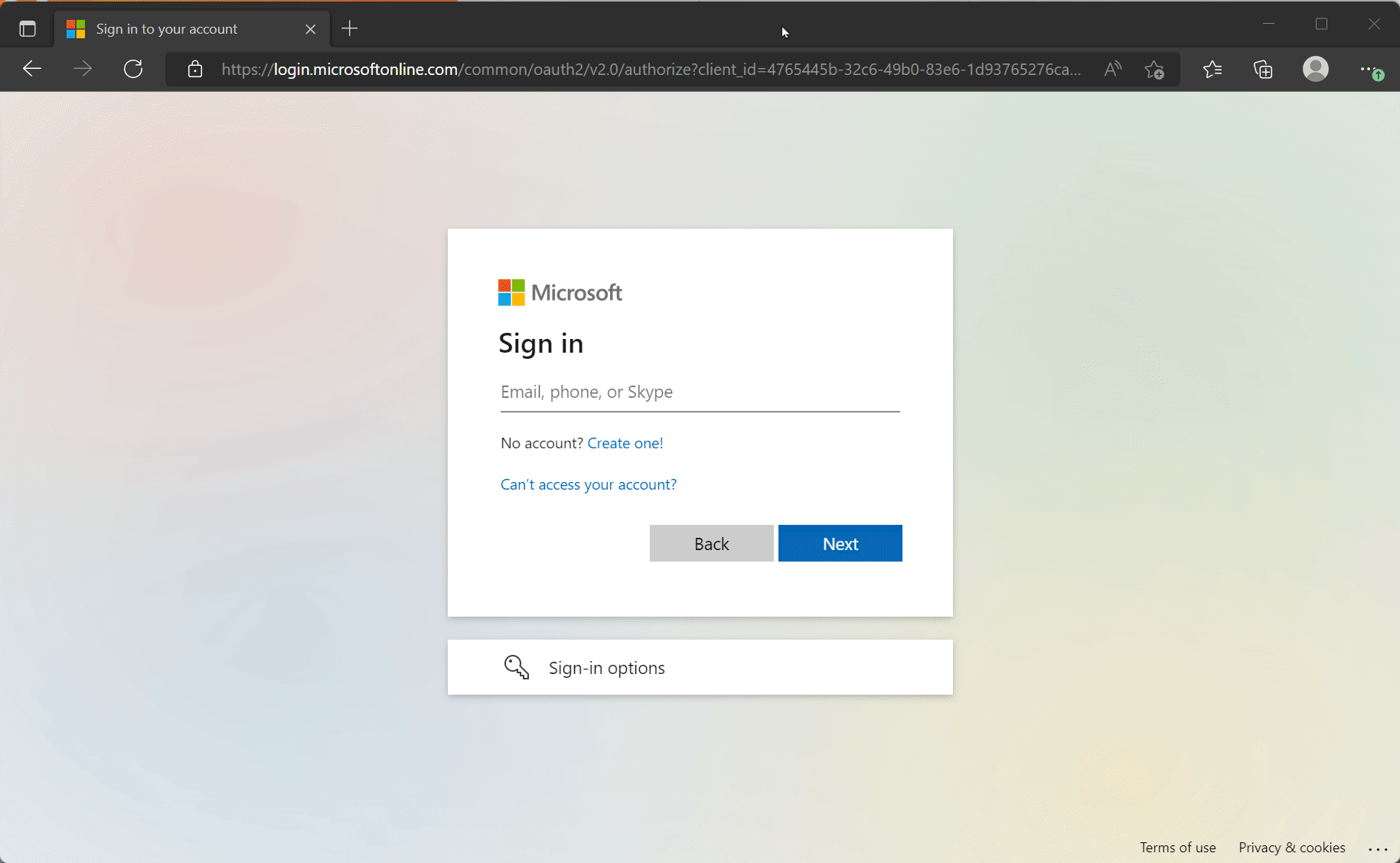 Screenshot related to End-user experience