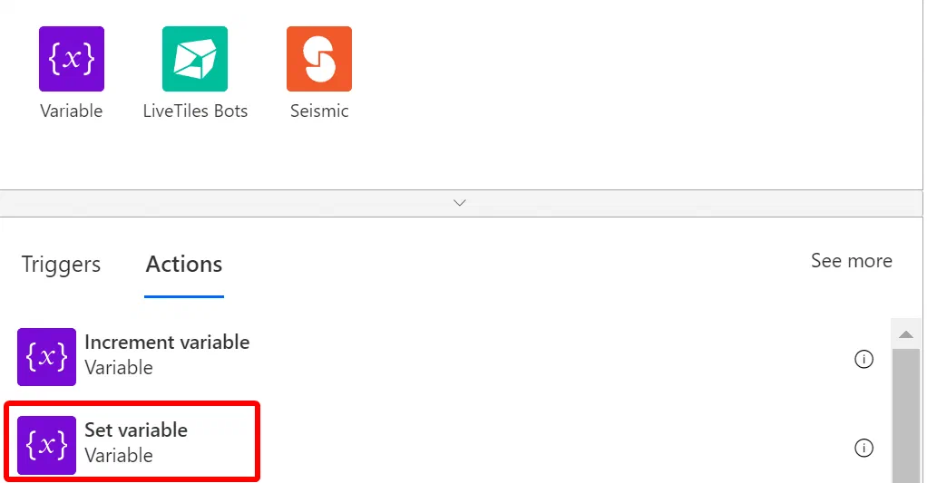 Additional Power Automate variables for calculating license utilization